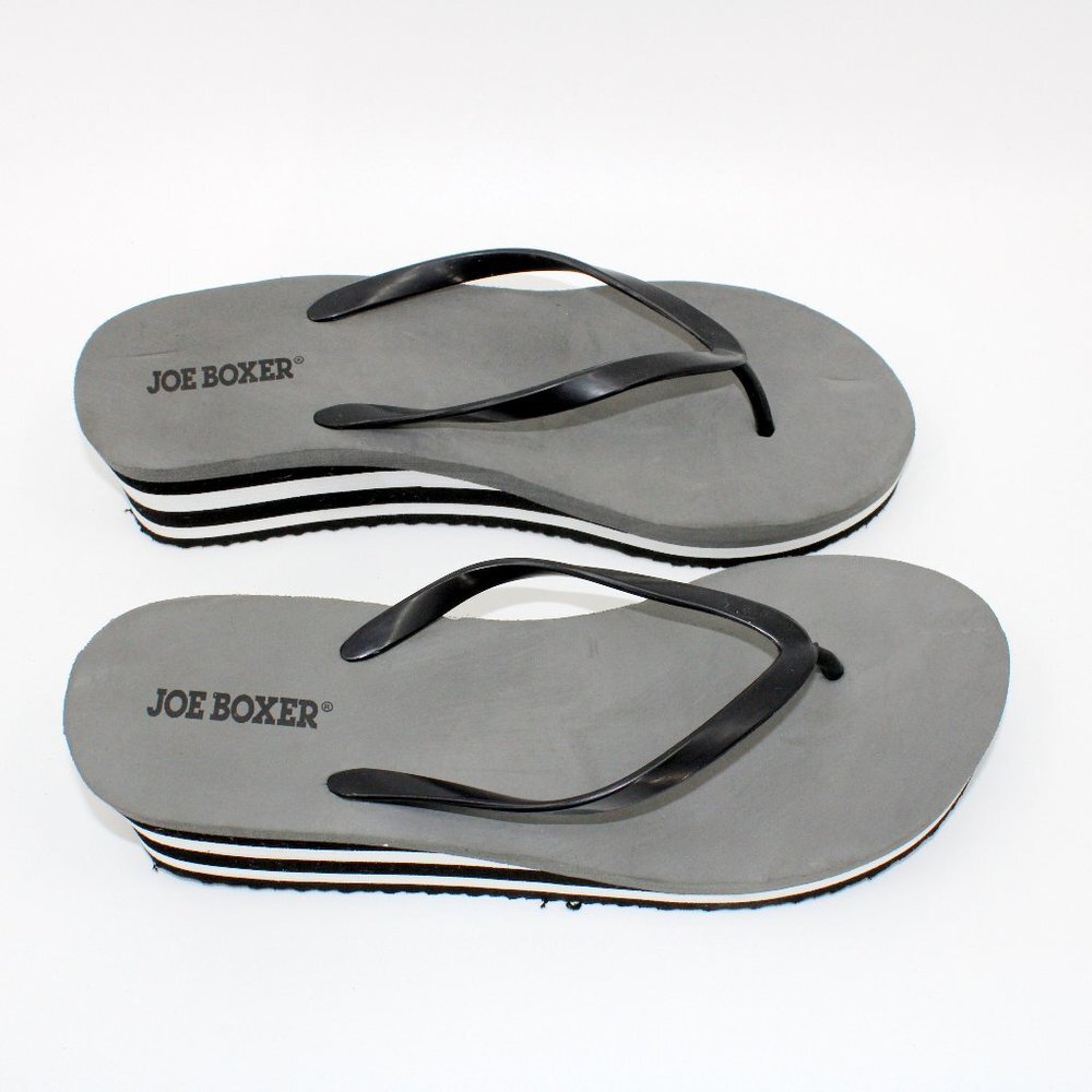 Joe Boxer Women's Gray Flip Flops